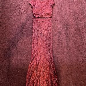 Homecoming Dress Two Piece